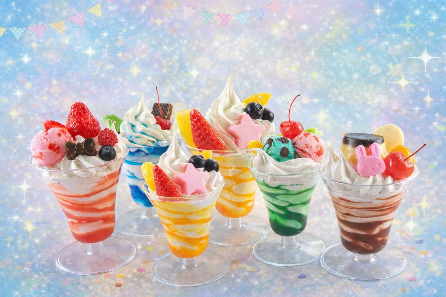 写真:食品サンプルで“パフェ”を作ろう!