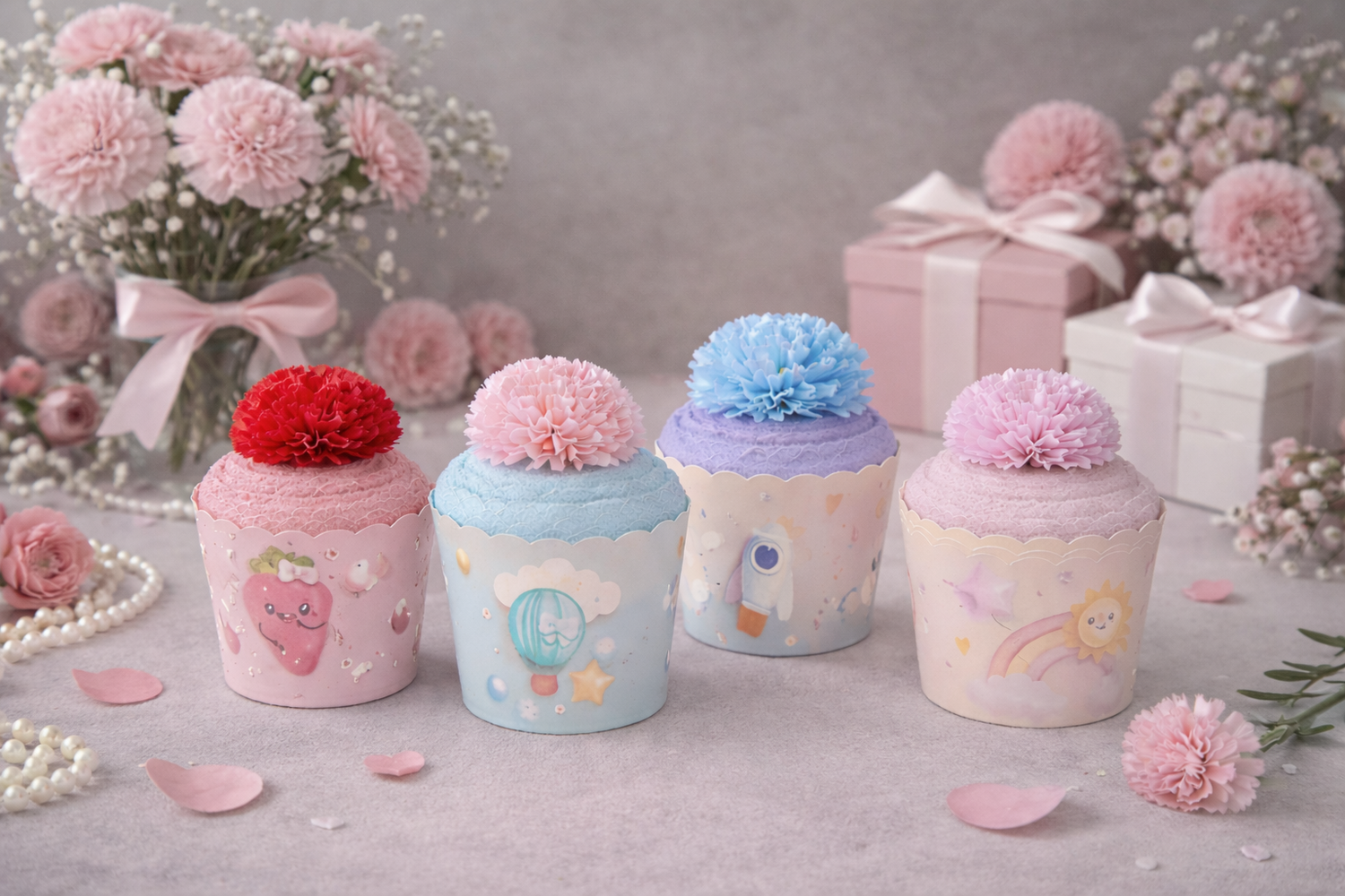 写真：母の日のプレゼント！タオルベアギフトバッグ