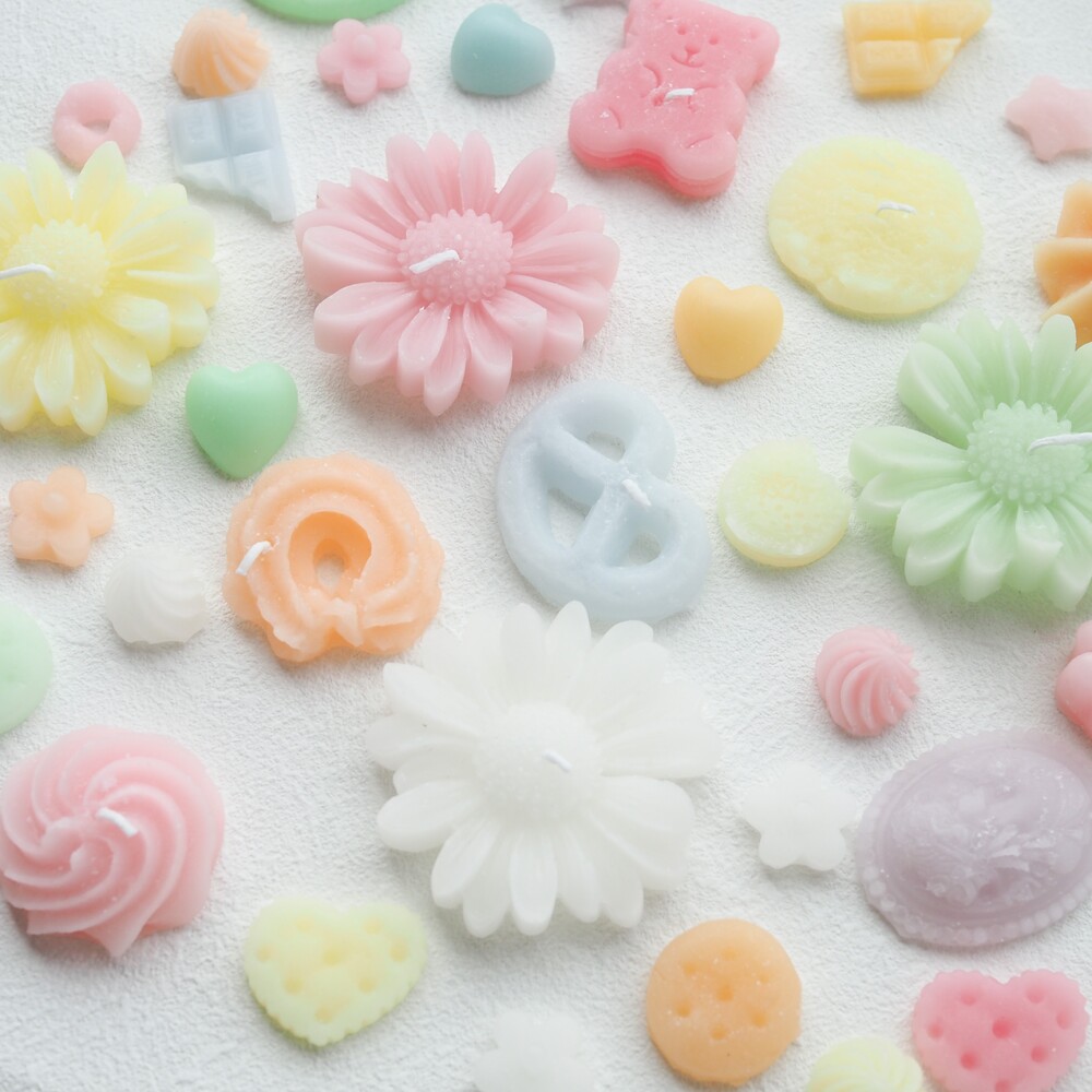 写真:カラフルキャンドルすくい