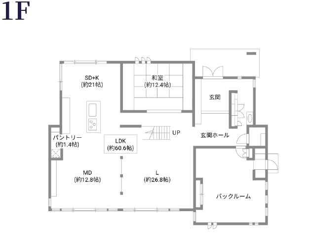 間取り 1F