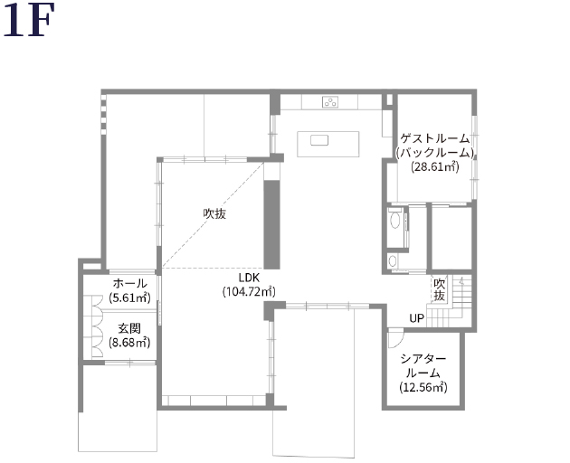 間取り 1F
