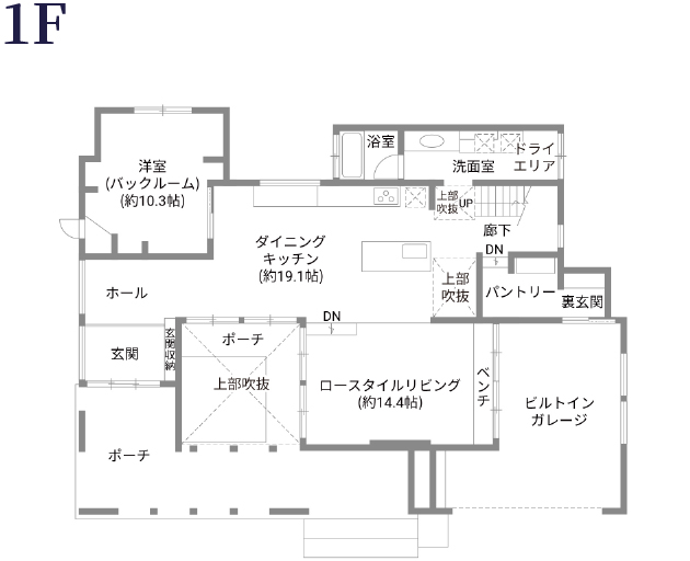 間取り 1F