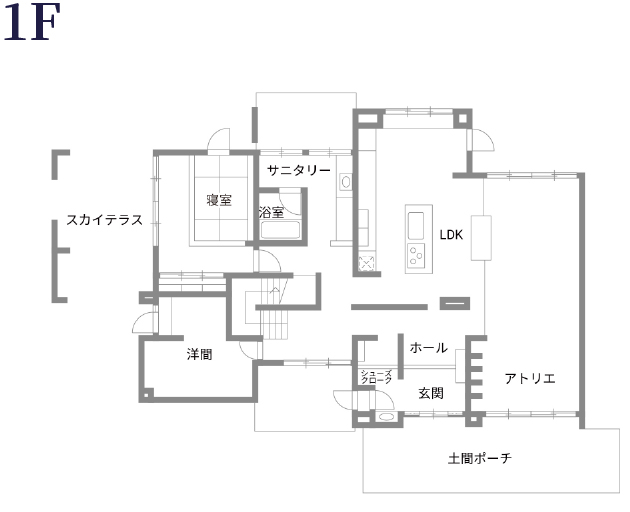 間取り 1F
