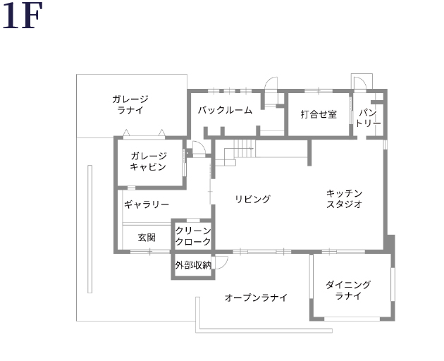 間取り 1F